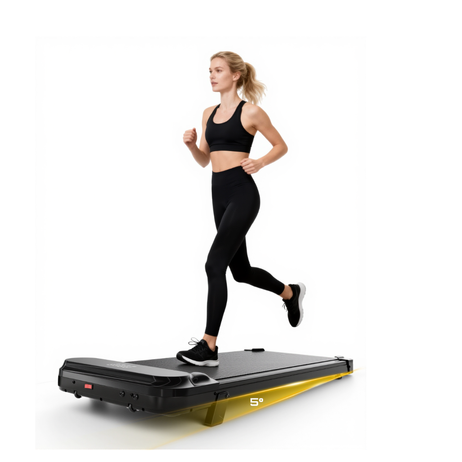 Laufband C1, Geschwindigkeit 1–8 km/h, Lauffläche, leiser 2,5-PS-Motor