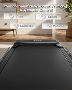 Laufband mit Trainingsaufzeichnungsfunktionen, die auf einem Bildschirm angezeigt werden