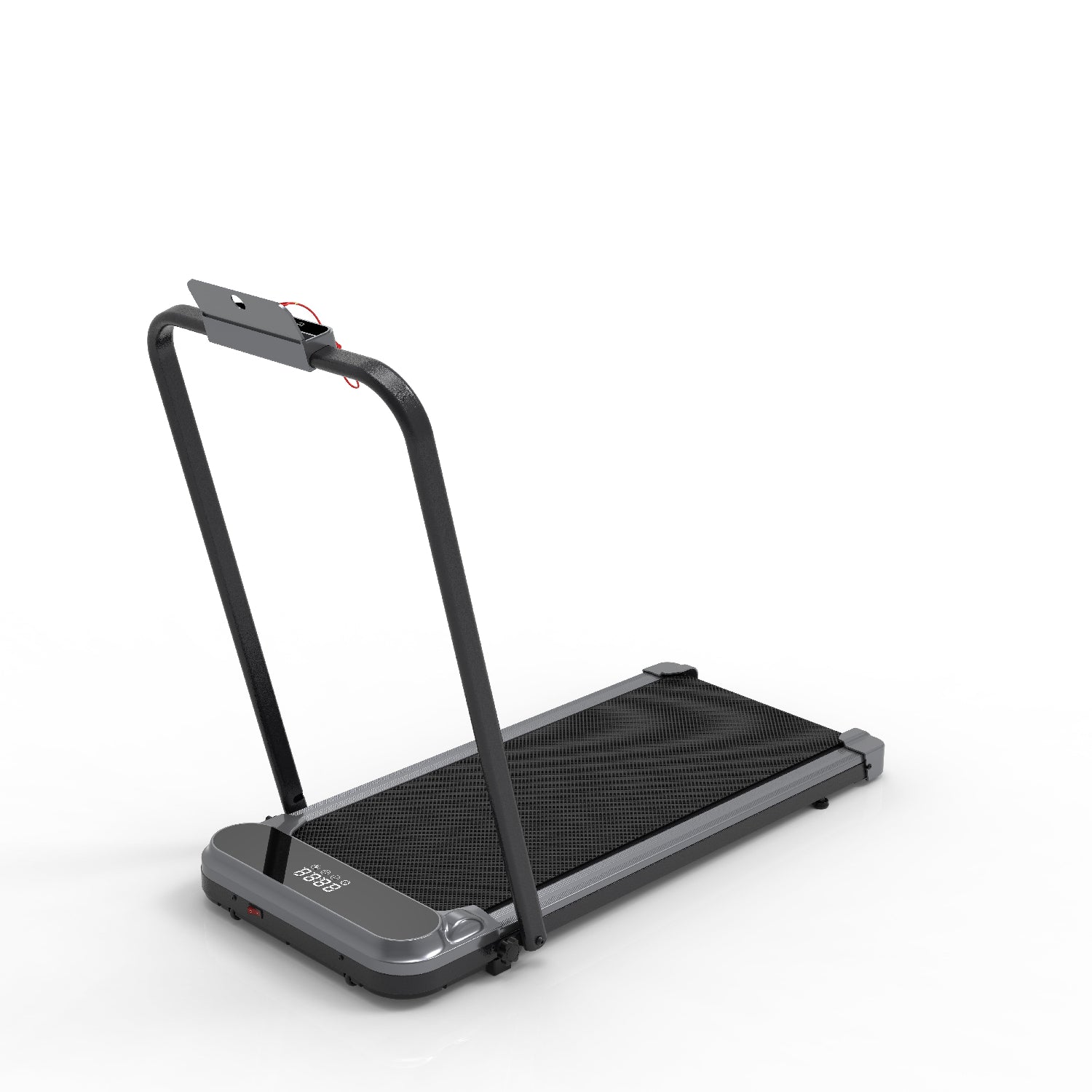 Fitvect C1F foldable treadmill with handbar on a white background