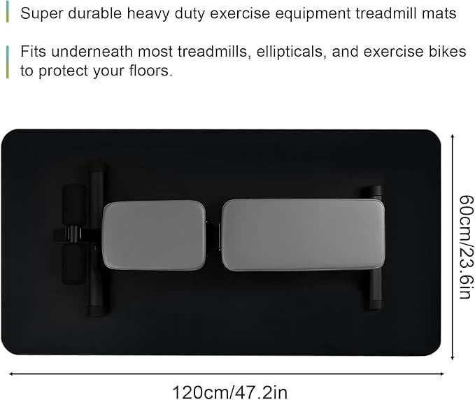 Rutschfeste Matte für Fitnessgeräte
