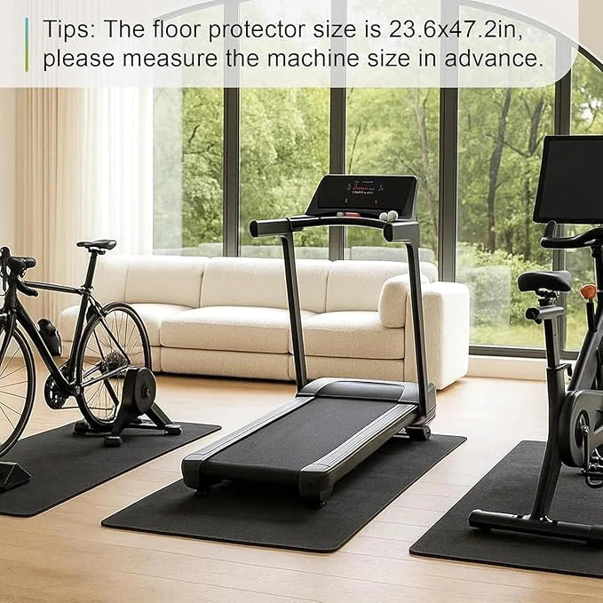 Rutschfeste Matte für Fitnessgeräte