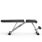 Fitvect onyx adjustable weight bench, construction with triangle stability design